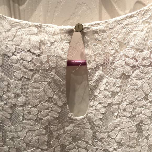 Merona Lace Top in White - Picture 4 of 7